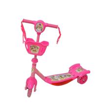 Patinete Infantil Com Luzes E Som Rosa - 99 Toys