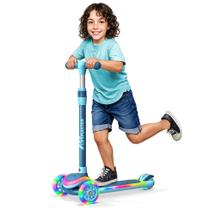 Patinete Infantil de 3 Ruedas Lifemaster con Manillar Ajustable y Luces