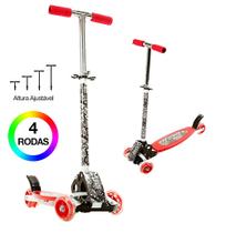 Patinete Infantil de Balanço com 4 Rodas Vermelho BBR Toys Patinete Infantil de Balanço com 4 Rodas Vermelho BBR Toys