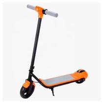 Patinete Infantil Elétrico 2 Rodas Com Luzes Led Bluetooth Integrado Kids Portátil Cor Laranja Brinovar