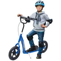 Patinete Infantil HOMCOM com Guidão Ajustável e Rodas de 12"