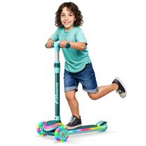 Patinete Infantil Lifemaster de 3 Ruedas con Luces Multicolor para Niños 3+ Años