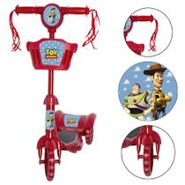 Patinete Infantil Menino Colorido Musical Vermelho Toy Story