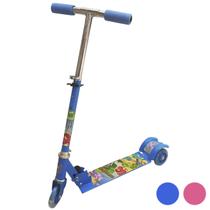 Patinete Infantil Menino Menina Dobrável Ajustável Crianças Brinquedo Led - Sakes