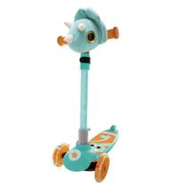 Patinete Infantil Meninos Meninas 3 Rodas Com Pelúcia e Led Toyng