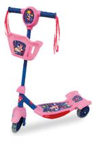 Patinete Infantil Minnie Disney Junior com Cestinha Rosa Zippy Toys