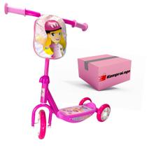 Patinete Infantil Rosa 3 Rodas Menina Princesa DM Feminino Patinete Infantil Rosa 3 Rodas Menina Princesa DM Feminino