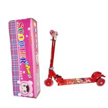 Patinete Infantil Scooter Estampado Vermelho 2 Rodas 73Cm