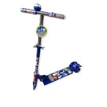 Patinete Infantil Scooter Metal Sonic 3 Rodas Led - Buzina