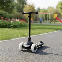 Patinete Joy Infantil 3 Rodas com LED e Bluetooth Musical Ajustável até 80kg Resistente Patinete Joy Infantil 3 Rodas com LED e Bluetooth Musical Ajustável até 80kg Resistente