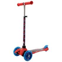 Patinete Marvel Spider Man 3 Rodas de LED Freio Traseiro Estrutura Leve 2+ Anos BBR Toys Patinete Marvel Spider Man 3 Rodas de LED Freio Traseiro Estrutura Leve 2+ Anos BBR Toys