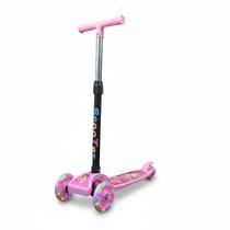 Patinete Menina Rosa Dobrável LED nas Rodinhas Alumínio 3 anos Suporta até 25kg Certificado Inmetro QUEEN SHOP Patinete Menina Rosa Dobrável LED nas Rodinhas Alumínio 3 anos Suporta até 25kg Certificado Inmetro QUEEN SHOP