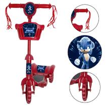 Patinete Menino Sonic Scooter Radical Cesta Led Musical Patinete Menino Sonic Scooter Radical Cesta Led Musical