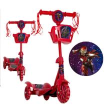 Patinete Menino Vingadores Scooter Radical Musica Toys 2U