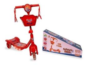 Patinete Mini Ladies Party 3 Rodas Vermelho - Zoop Toys