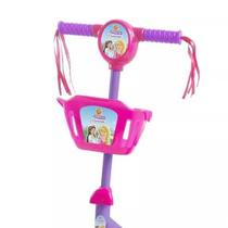 Patinete Musical Com Cesta Sonho De Princesa - Dm Toys Patinete Musical Com Cesta Sonho De Princesa - Dm Toys