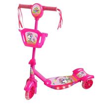Patinete Musical Infantil Luz e Som Zoop Toys Rosa