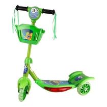 Patinete Para Crianças Scooter 3 Rodas Brinquedo Infantil Com Som Luz Ajustável Suporta Até 50 kg