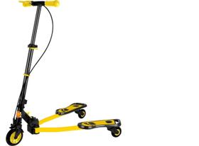 Patinete Radical Frog Amarelo Movimento e Guidão ajustavel