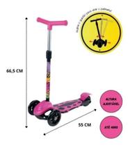Patinete Radical Power Rosa Ajustável Patinete Radical Power Rosa Ajustável