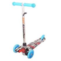 Patinete scooter 3 rodas c/ luz 70cm