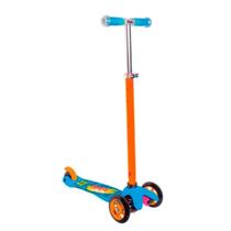 Patinete Scooter Com Altura Ajustável Freio Traseiro 3 Rodas Brinquedo Infantil Para Brincar ao Ar Livre Estável - Samba