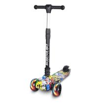 Patinete Scooter Dobrável com Led - Zoop Toys