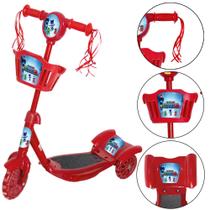 Patinete Scooter Infantil Masculino PJ Masks Som Led Toys 2U