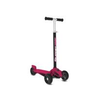 Patinete skatenet max rosa com 3 rodas e guiador ajustavel - Bandeirante