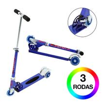 Patinete Spider Man para Criança 3 Rodas Masculino Azul Patinete Spider Man para Criança 3 Rodas Masculino Azul