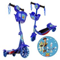 Patinete Toy Story Para Crianças Scooter 3 Rodas Brinquedo