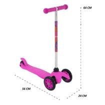 Patinete Twist Para Criança 4-5 Anos Com Regulagem Altura