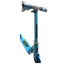 Patinete Unitoys dobrável e regulável Azul com duas rodas Patinete Unitoys dobrável e regulável Azul com duas rodas
