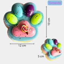 Patinha Gato Taba Squishy Brinquedo Fidget Antistress Alívio