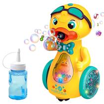 Patinho Brinquedo Divertido Solta Bolhas Anda Som luz Infantil Castela Patinho Brinquedo Divertido Solta Bolhas Anda Som luz Infantil Castela