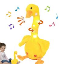 Patinho Dançarino Musical Infantil Com Luz E Som Brinquedo interativo
