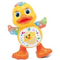 Patinho Musical Com Luzes E Movimento Brinquedo Educativo Que Dança E Emite Som Para Bebês A Partir De 6 Meses, Estimula Sentidos E Ritmo