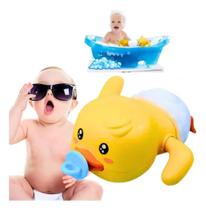 Patinho Nadador Para Banho A Corda Brinquedo De Bebe Premium