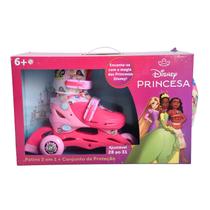 Patins - 2 em 1 com Kit de Seguranca Princesas 28 ao 31 HONGYAO Patins - 2 em 1 com Kit de Seguranca Princesas 28 ao 31 HONGYAO