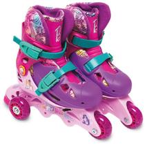 Patins 3 Rodas Ajustavel Barbie 29 a 32 sem Acessorios FUN Patins 3 Rodas Ajustavel Barbie 29 a 32 sem Acessorios FUN