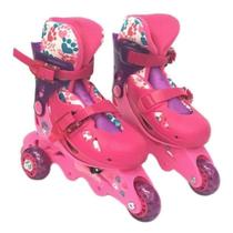 Patins 3 Rodas Barbie Ajustavel 29/32 7785-5 Fun Patins 3 Rodas Barbie Ajustavel 29/32 7785-5 Fun