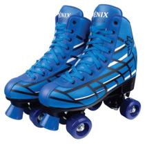 Patins 4 Rodas Clássico Azul 34/35 - Fênix Patins 4 Rodas Clássico Azul 34/35 - Fênix