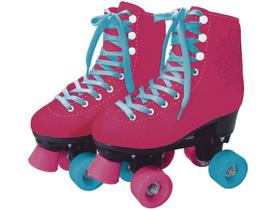 Patins 4 Rodas Fun Clássico Rosa