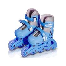 Patins 4 Rodas Inline Azul Tamanho M Importway BW018AZM