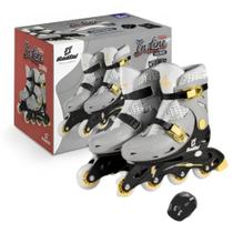 Patins 4 Rodas Roller Chumbo c/ Acessórios 30-33 AD03 Fênix - Fenix