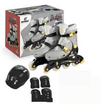 Patins 4 Rodas Roller Chumbo c/ Acessórios 34-37 AD03 Fênix - Fenix