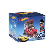 Patins Ajustáveis Hot Wheels Tamanho 37-40 Da Fun F0011-1