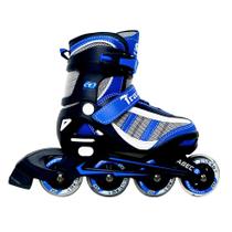 Patins Ajustável Traxart Energy Inline Roller - Azul