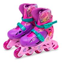 Patins Barbie Ajustável 29 A 32 Com Acessórios F00107 Fun