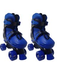 Patins De 4 Rodas Azul Elite Tamanho:32/35 Patins De 4 Rodas Azul Elite Tamanho:32/35